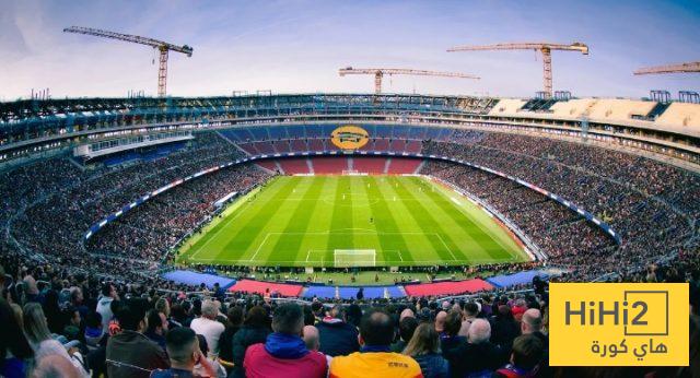 جماهير برشلونة تنتشر في الكامب نو
