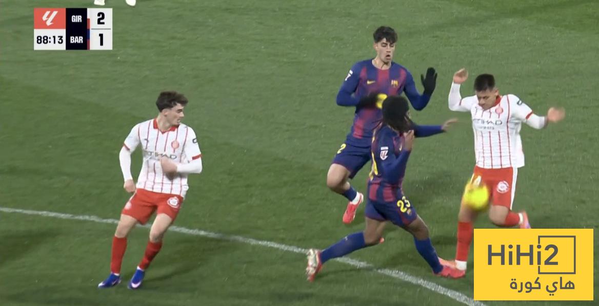 رسالة برشلونة للجنة التحكيم بعد الاعتراف بخطأ هدف جيرونا الثاني