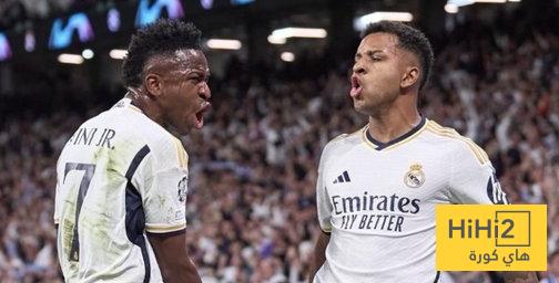 ارقام رودريغو وفينيسيوس ضد مانشستر سيتي