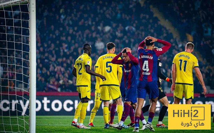 رقم سلبي لبرشلونة قبل مواجهة فياريال !