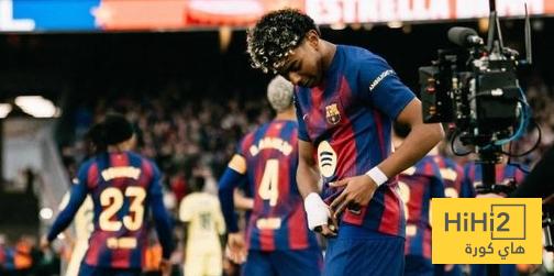 منشور لامين بعد الهاتريك الاول في مسيرته ..!