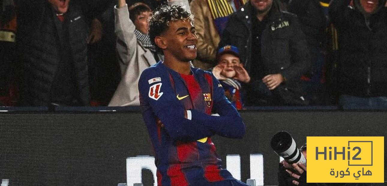 توهج ناري لـ لامين يامال هذا الموسم