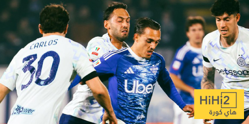 إحصائيات الشوط الأول لمباراة إنتر ميلان وكومو في كأس إيطاليا