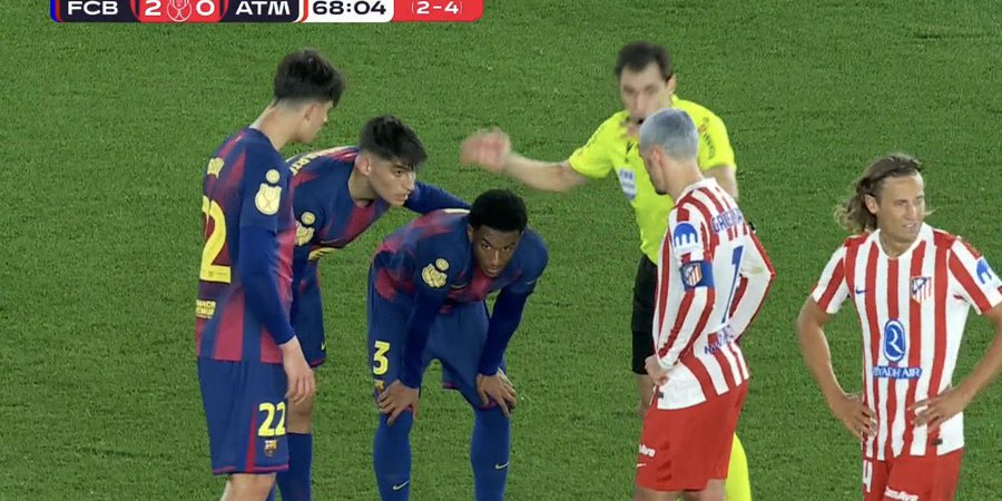 عاجل: بالدي يغادر لقاء اتلتيكو مصابا