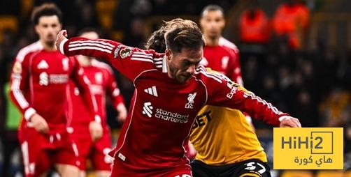 احصائيات مباراة ليفربول ضد وولفرهامبتون