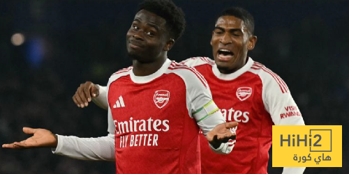 الشوط الأول – أرسنال يتقدم بهدف ساكا على برايتون