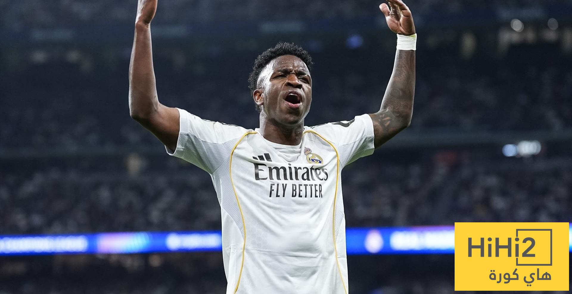 إشادة بالتزام فينيسيوس مع ريال مدريد