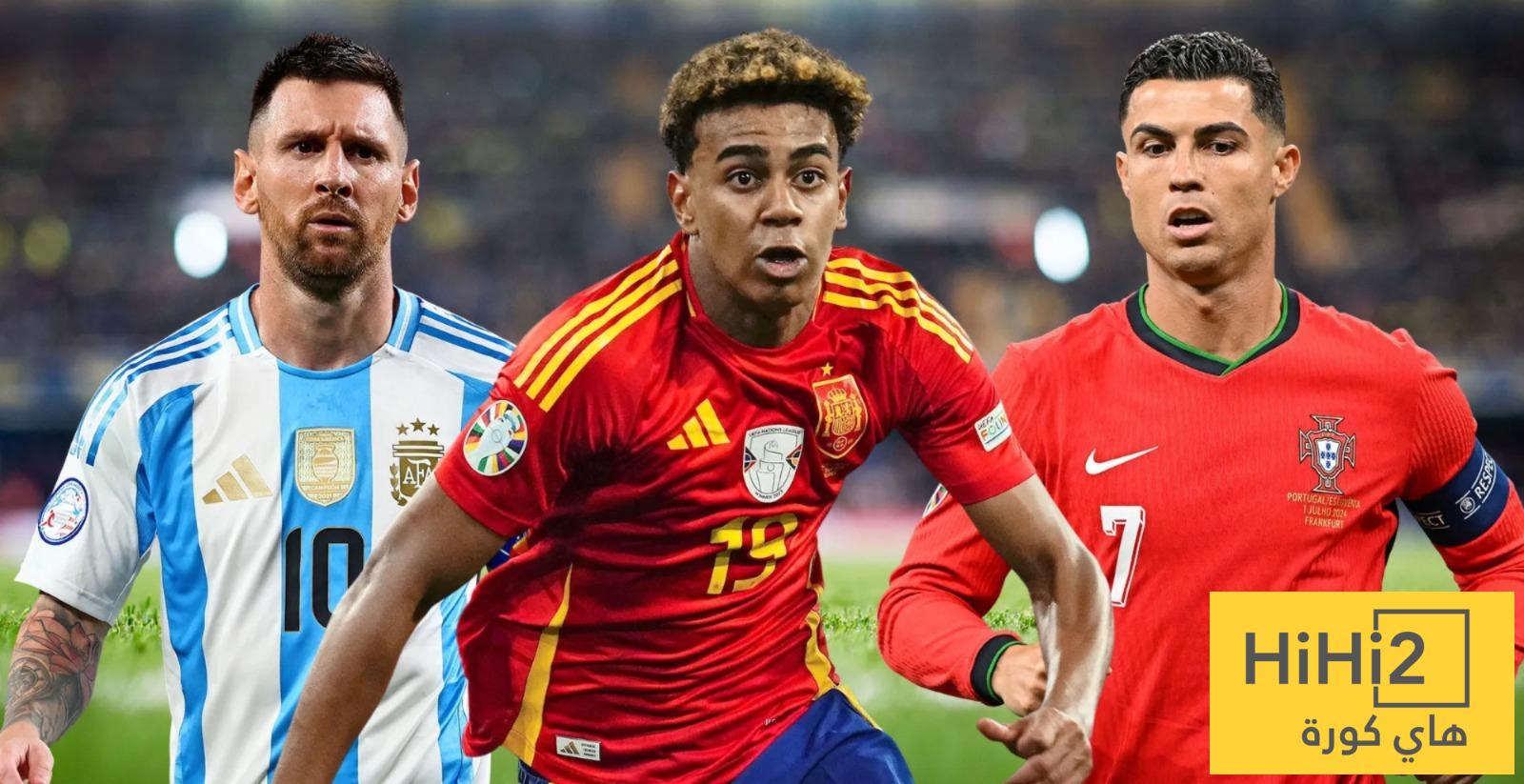 لامين يتفوق على ميسي و رونالدو