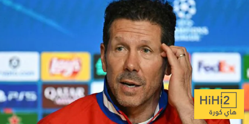 سيميوني: لسنا مرشحين للفوز على توتنهام