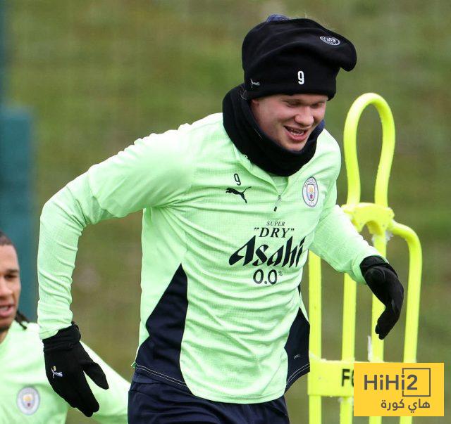 موقف هالاند النهائي من المشاركة أمام ريال مدريد 1