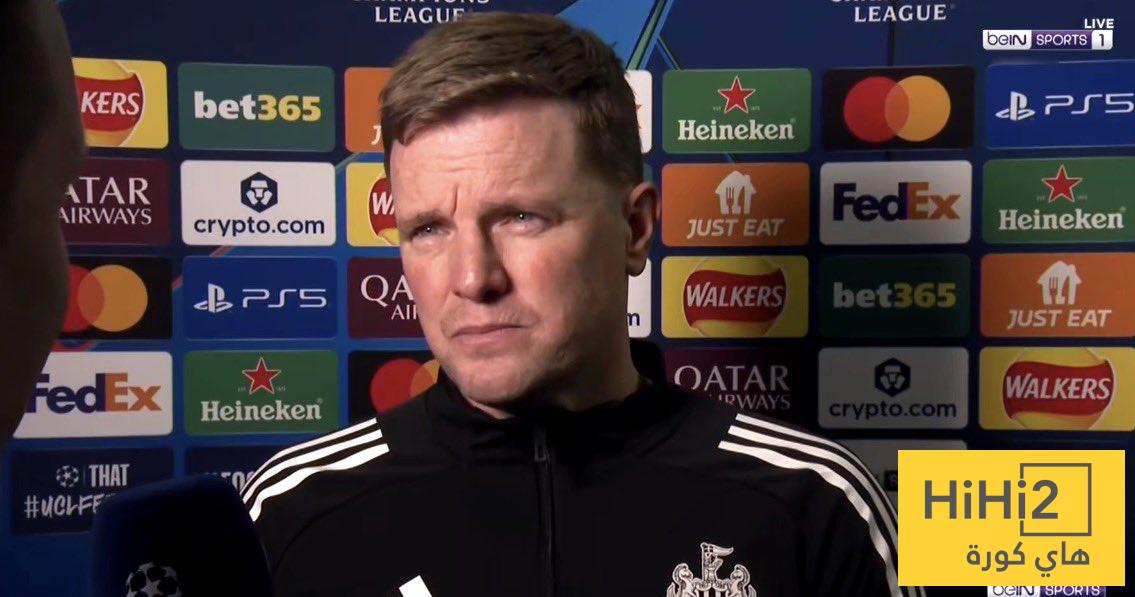 أول تعليق من مدرب نيوكاسل بعد التعادل امام برشلونة