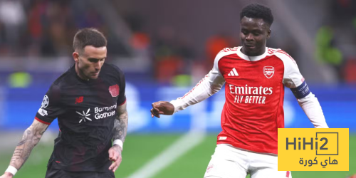 أرقام بوكايو ساكا ضد باير ليفركوزن