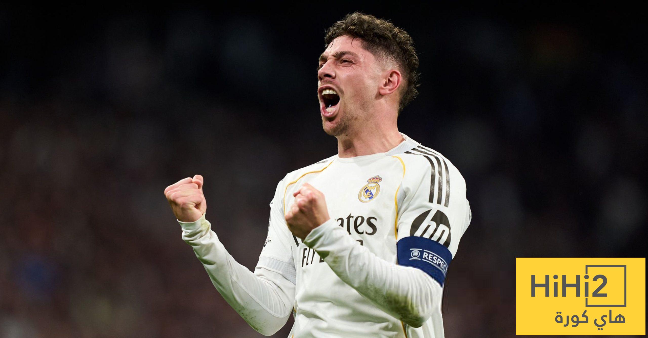 ترتيب هدافي ريال مدريد في دوري الأبطال بعد هاتريك فالفيردي