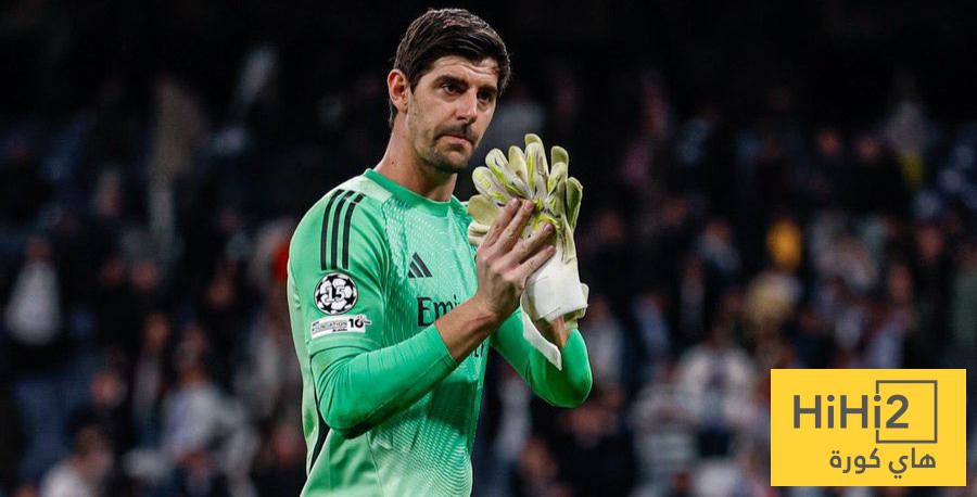 أرقام كورتوا أمام السيتي