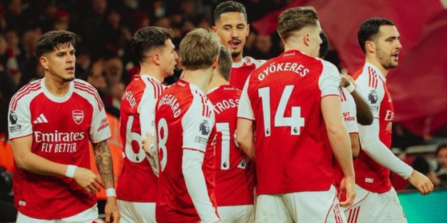 ترتيب الدوري الانجليزي بعد نهاية لقاء ارسنال و ايفرتون