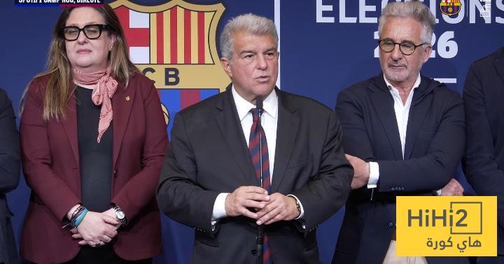 أول تعليق من لابورتا بعد الفوز رسميًا برئاسة برشلونة