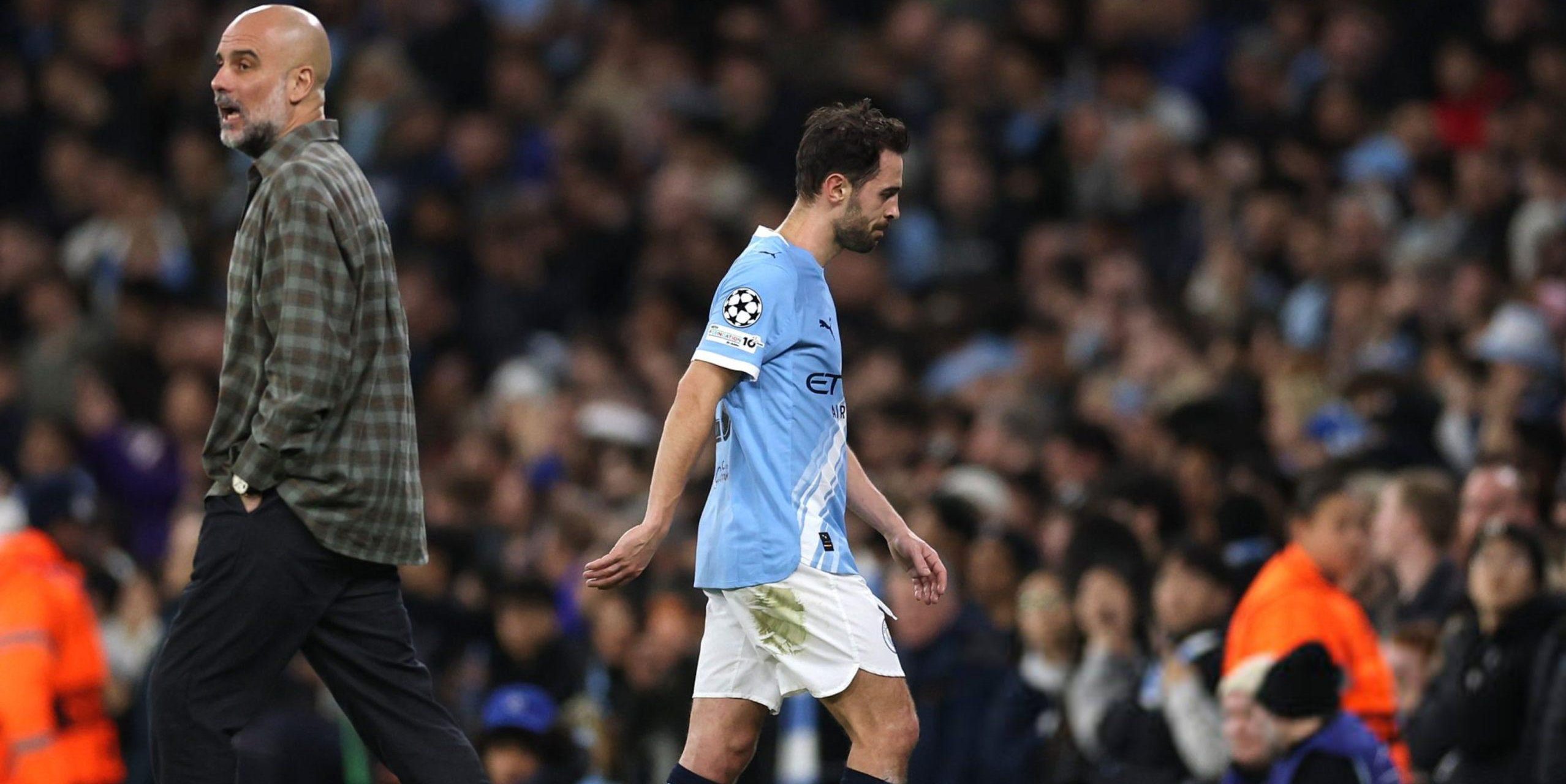 سيلفا تلقى أول بطاقة حمراء في مسيرته مع السيتي