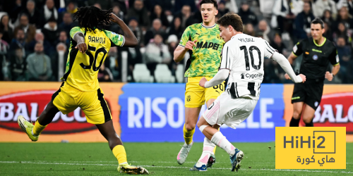 الشوط الأول – إحصائيات مباراة يوفنتوس وساسولو في الدوري الإيطالي