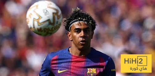 صور .. كلمات لامين ومشهد غضبه بعد استبداله ضد رايو فاليكانو