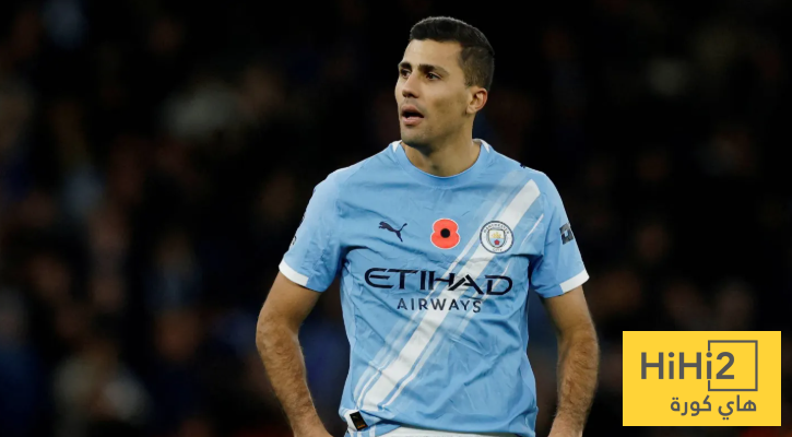 تاريخي .. رودري يحكم قبضته على خط وسط الدوري الإنجليزي