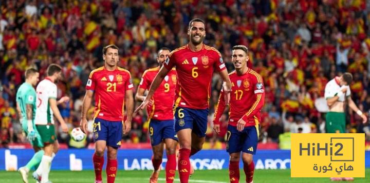 الفارق بين منتخب اسبانيا وبعض المنتخبات