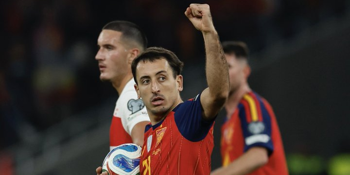 اسبانيا تسجل الهدف الاول امام صربيا