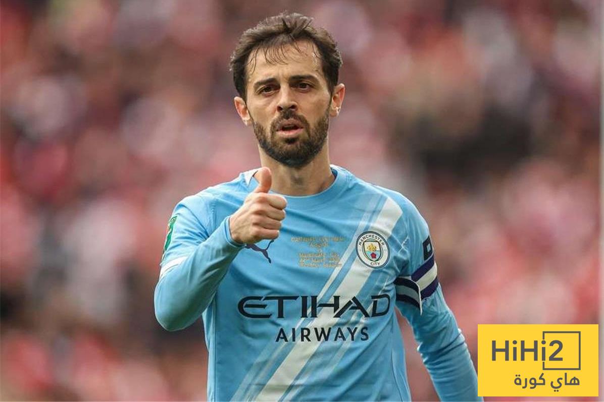 بيرناردو سيلفا يعلنها : فكرت في مغادرة مانشستر سيتي