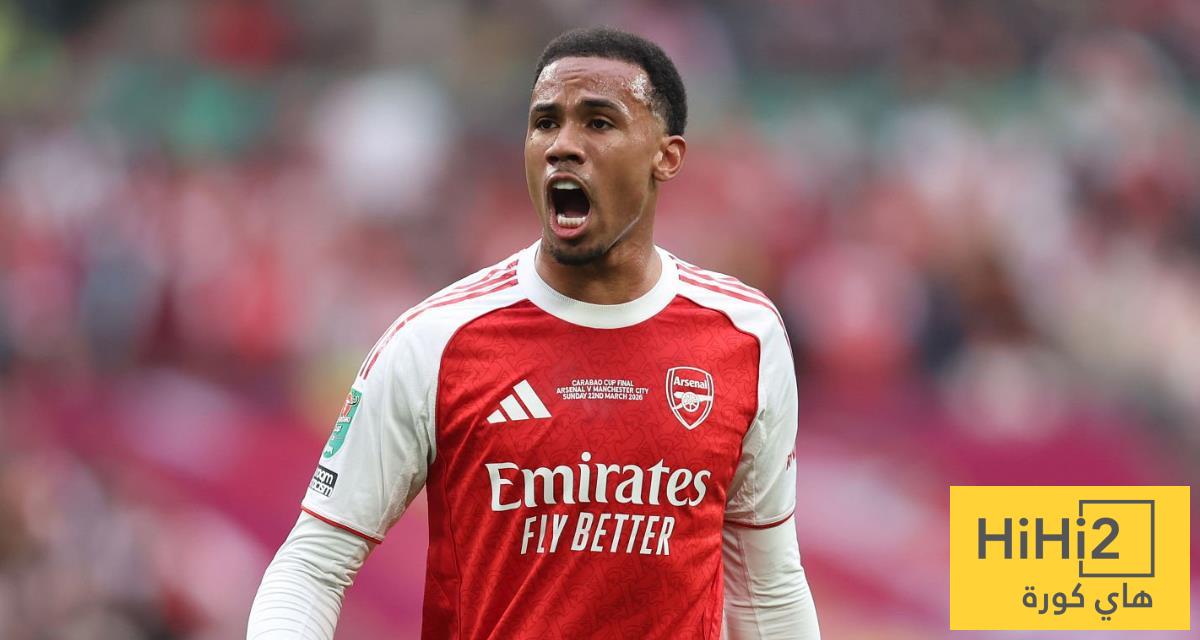 هل تستدعي إصابة غابرييل قلق جماهير أرسنال؟