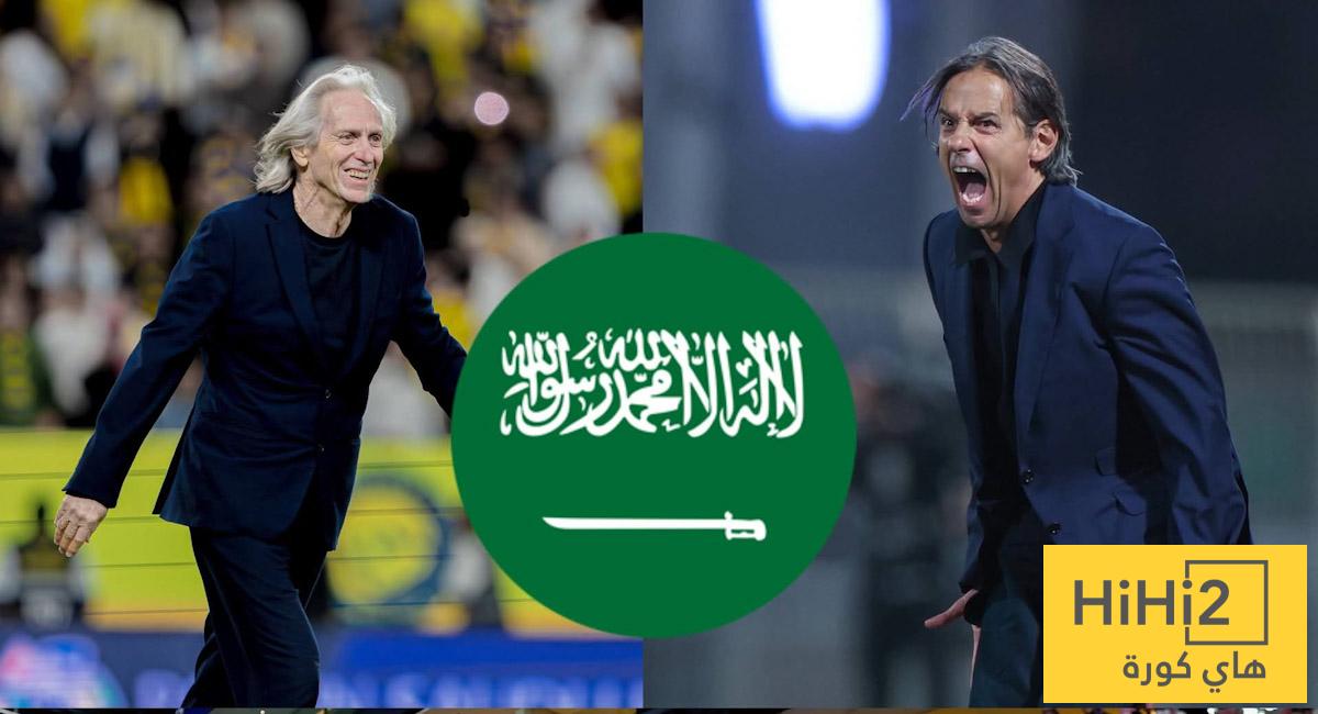 ليس خيسوس أو إنزاغي .. المدرب الأنسب لقيادة الأخضر في المونديال !