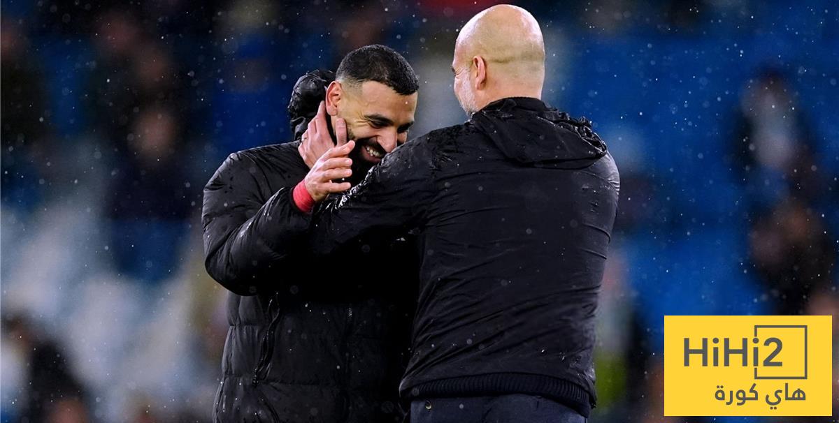 غوارديولا يشيد بمسيرة صلاح مع ليفربول