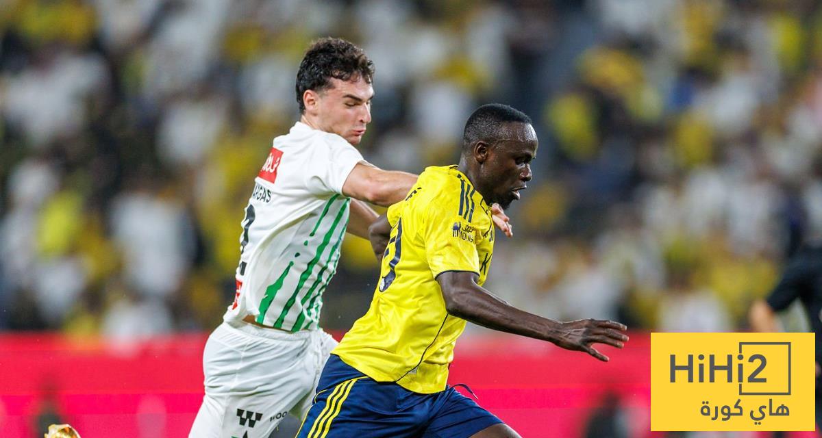 إحصائيات ماني في مباراة النصر والنجمة