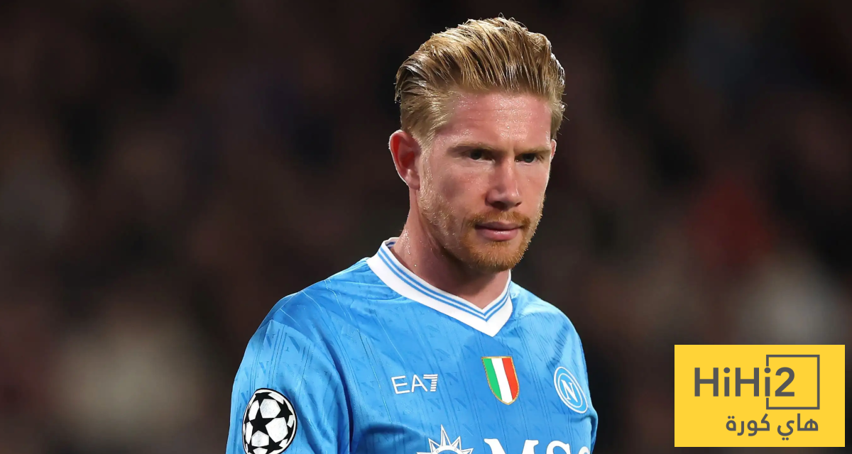 دي بروين يتحدث عن مستقبله مع نابولي