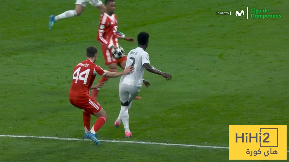 مدى صحة هدف بايرن ميونيخ الأول أمام ريال مدريد