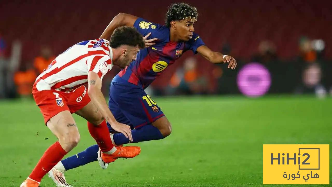 أرقام مذهلة بلا مكافأة.. يامال فعل كل شيء أمام أتلتيكو مدريد