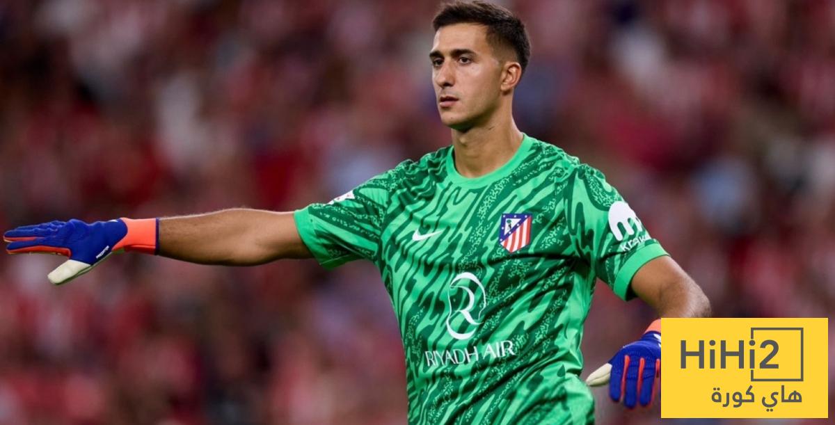 أول تعليق من حارس اتلتيكو على لمسة يد بوبيل
