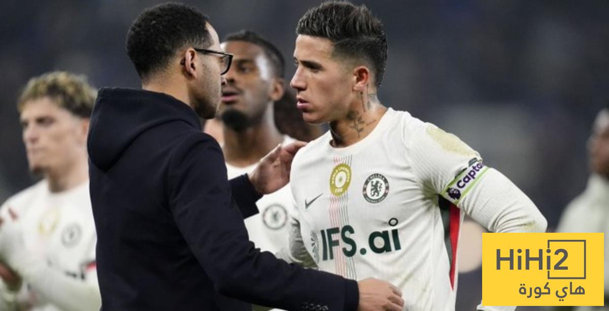 مدرب تشيلسي يعلن اعتذار انزو فيرنانديز بعد تصريحاته عن ريال مدريد