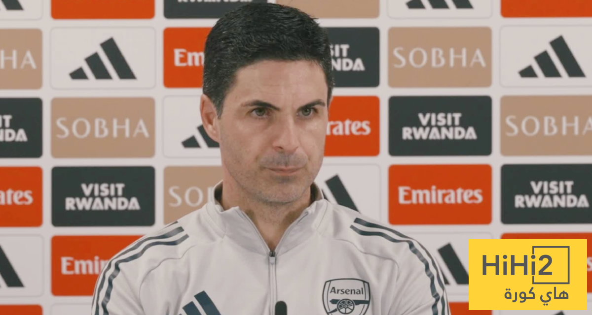 أرتيتا: اللاعبون فهم سبب خسائرنا وردة فعلهم ممتازة