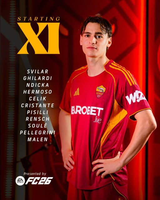 تشكيلة روما الرسمية ضد بيزا في الدوري الإيطالي 4 تشكيلة روما الرسمية ضد بيزا في الدوري الإيطالي 3