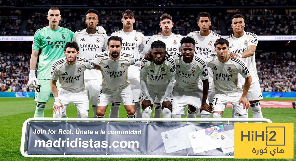 مباريات ريال مدريد المتبقية في الليغا