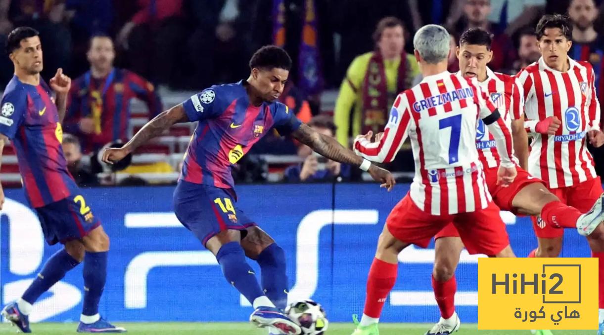 قميص برشلونة في مباراة الاياب ضد اتلتيكو مدريد