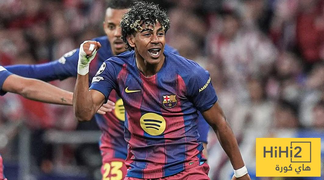 أرقام لامين يامال في دوري الأبطال هذا الموسم