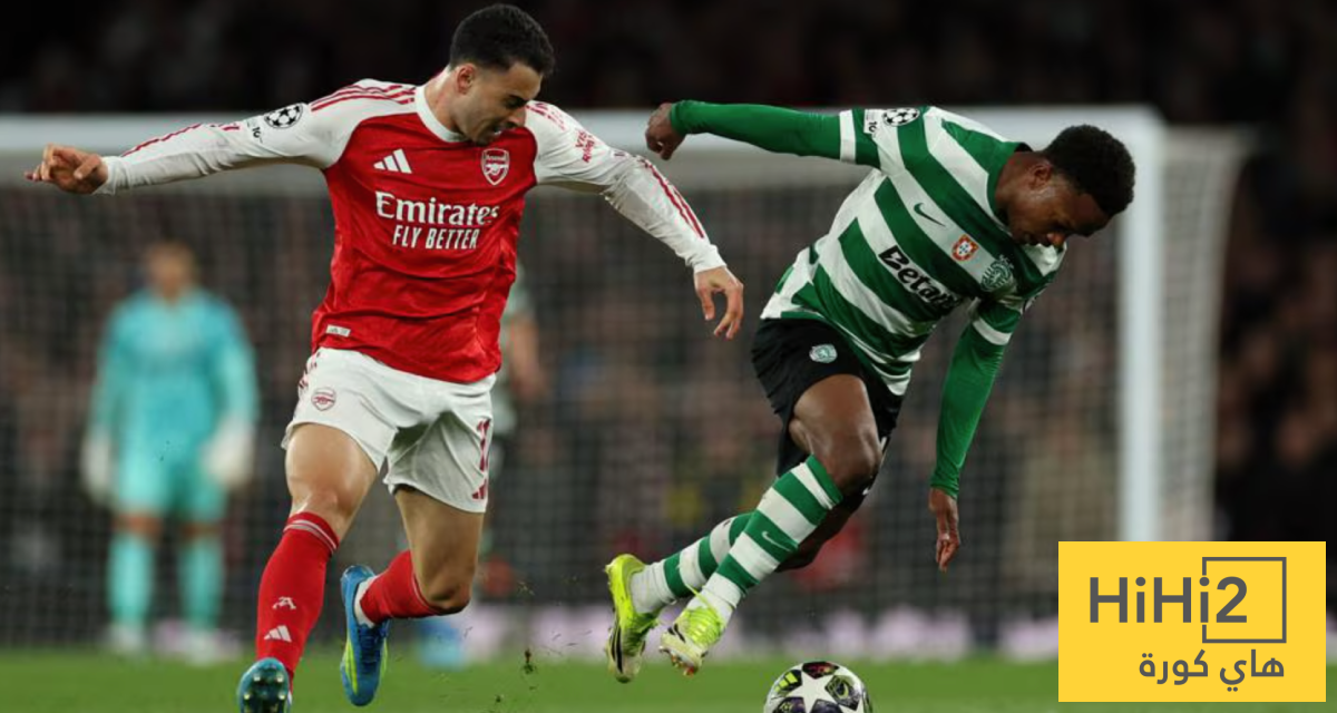 إحصائيات نصف ساعة من مباراة أرسنال وسبورتينغ لشبونة