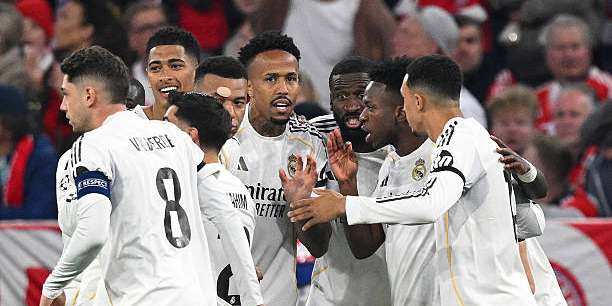 ريال مدريد يتقدم على بايرن ميونخ في الشوط الاول
