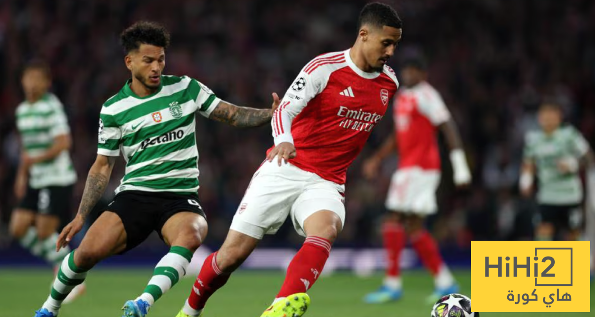 الشوط الأول – تقييم لاعبي أرسنال ضد سبورتينغ لشبونة