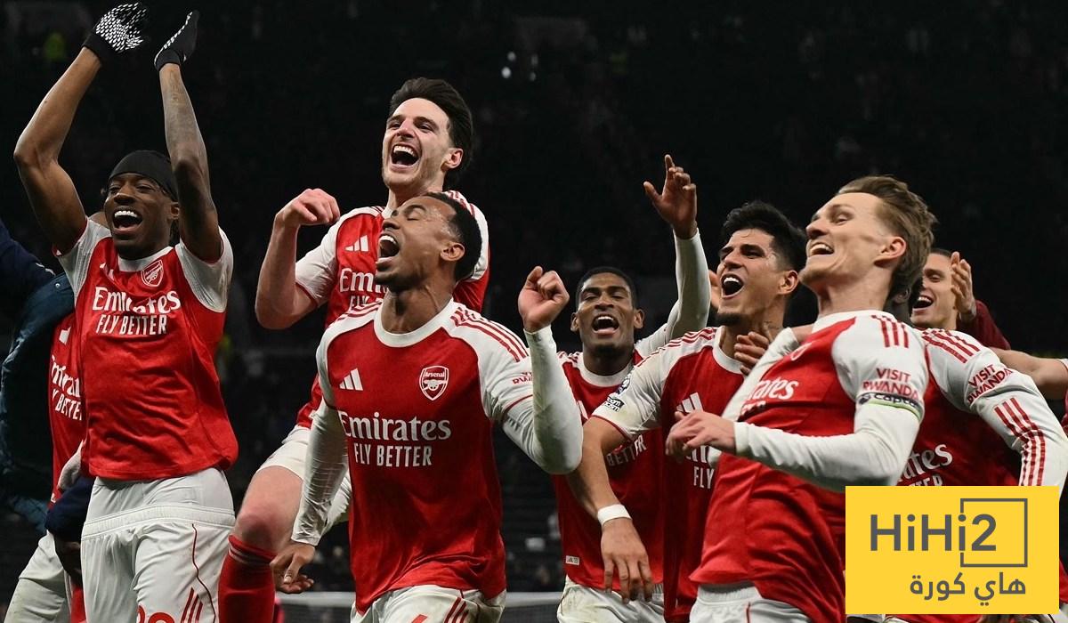 الذكاء الاصطناعي يتوقع تتويج أرسنال بالدوري حتى إذا خسر من السيتي