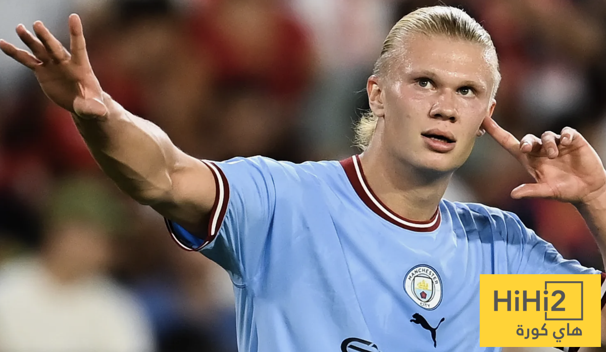 رسالة قويةمن هالاند إلى أرسنال والمدافع جابرييل