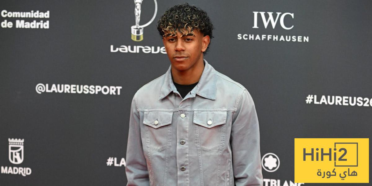 أول تعليق من يامال بعد التتويج بجائزة لوريوس