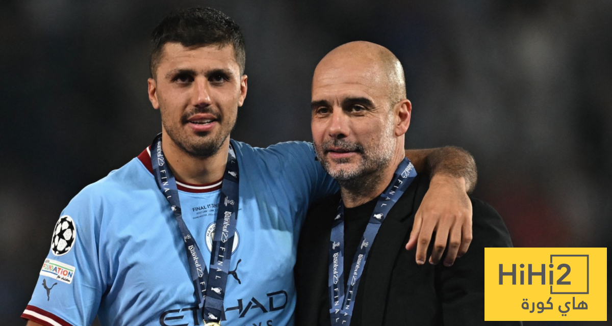 جوارديولا يتحدث عن حالة رودري جوارديولا يتحدث عن حالة رودري