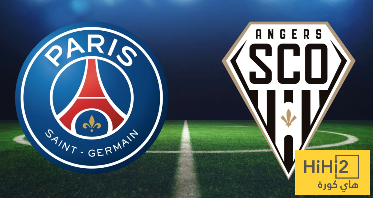 تاريخ مواجهات باريس سان جيرمان وأنجيه في الدوري الفرنسي