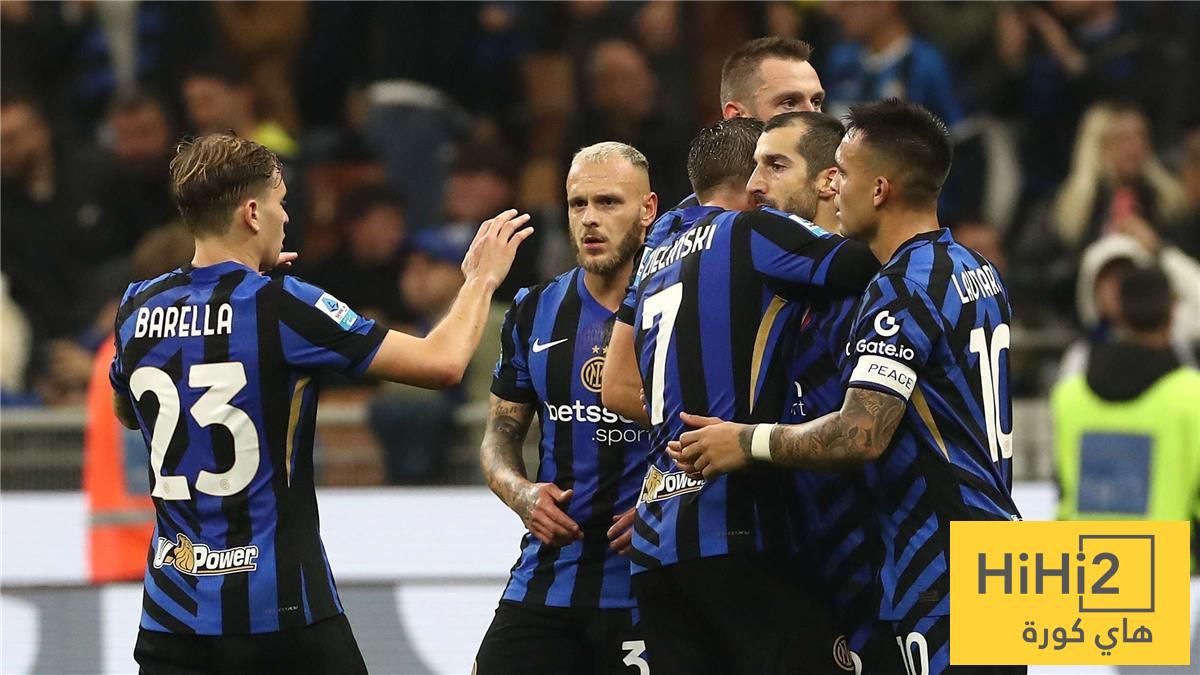 انتر ميلان يسيطر على 21 جولة من الدوري الإيطالي انتر ميلان يسيطر على 21 جولة من الدوري الإيطالي